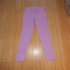 NoBo Size 7 Soft Pink Pastel Jeans Low Rise Skinny Pants
